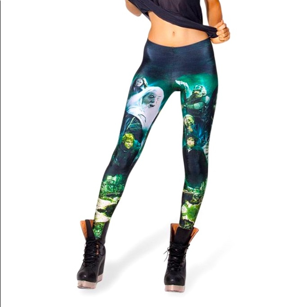 Blackmilk LE Lord of the Rings montage leggings S